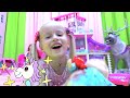 Miss Polly had a Dolly - Children Song by Katya and Dima