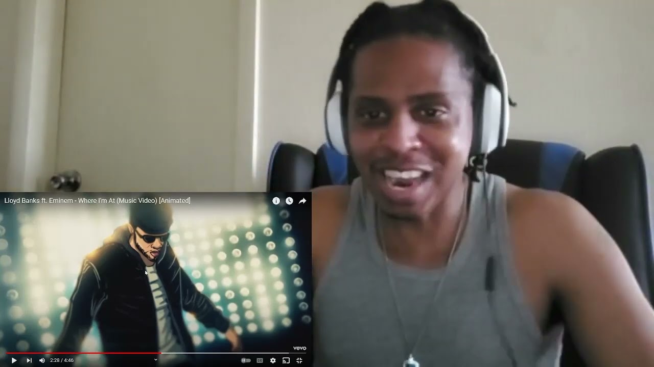 LLOYD BANKS FT EMINEM WHERE IM AT SPOTLIGHT (LLOYD BANKS) REACTION BaggEmUp
