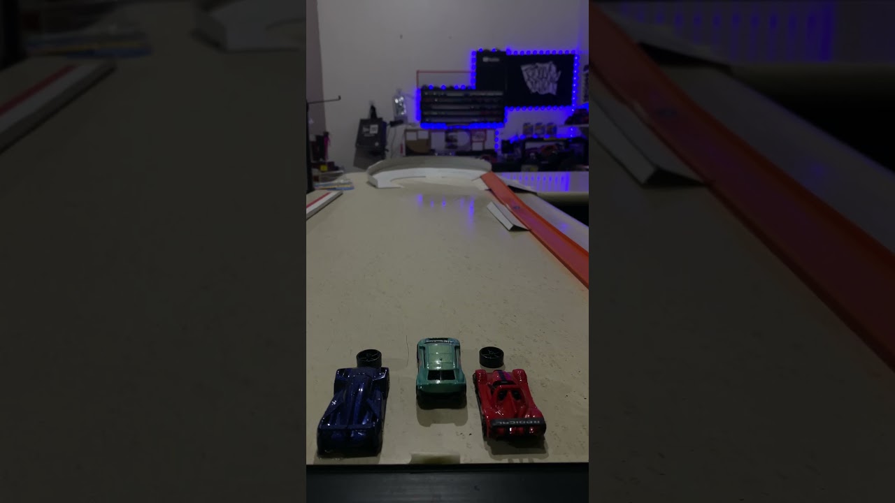 Probando nueva curva de derrape 