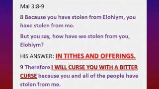 TITHES AND OFFERINGS