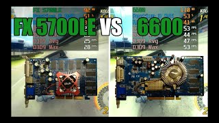 GeForce FX 5700 LE vs GeForce 6600 Test In 11 Games (No FPS Drop - Capture Card)