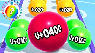 UNICODE EDITION - Ball Run 2048 vs Rolling Ball Run Numbers Game (8192) vs Cube Run 2048 screenshot 5