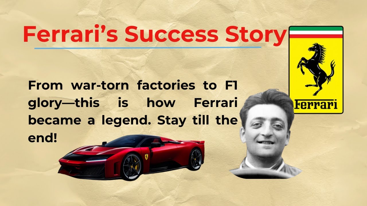 Ferrari’s Success Story | Improve Your English Through Storytelling. |  Graded English