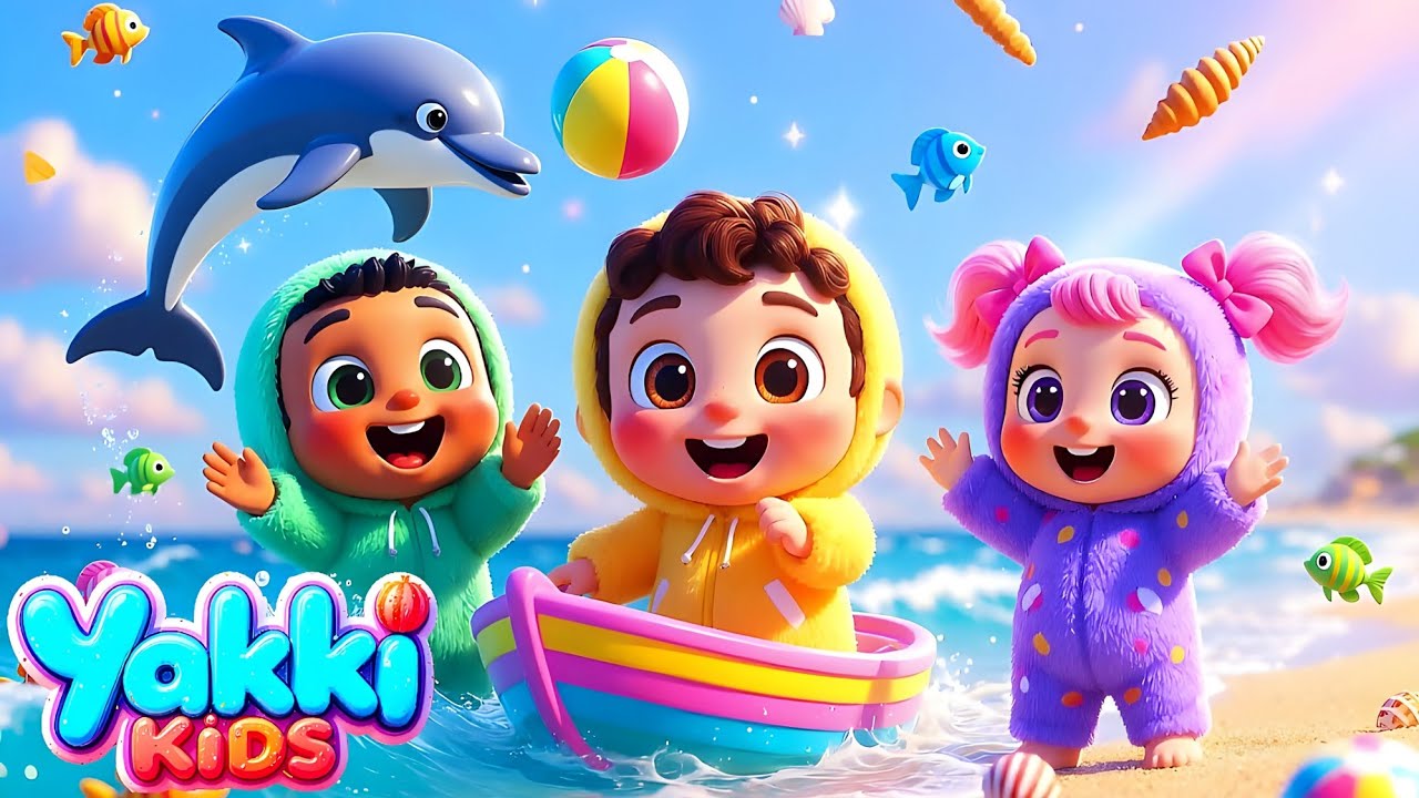 Beach Picnic Adventure! 🚣 | Ocean Beach Fun is Here! 🏖️ | Yakki Kids