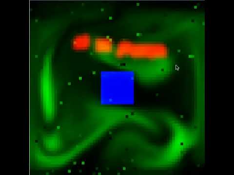 real time fluid dynamics simulation - YouTube