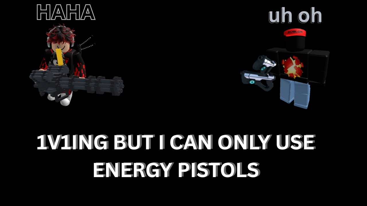 1v1ing MY friend BUT I can ONLY use ENERGY PISTOLS with NO crosshair...