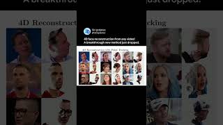 4D faces from any video! A new method for stable facial reconstruction.