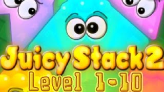 Juicy Stack 2 Walkthrough Level 1-10 （Html5） Net Worth