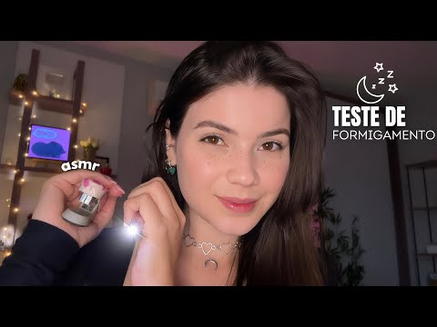 ASMR Teste de Formigamento Sensorial 🧪🫧