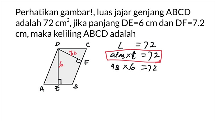 Perhatikan gambar berikut pada jajargenjang abcd di atas pasangan segitiga yang kongruen adalah