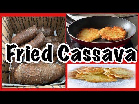 FRIED CASSAVA || Pritong Balanghoy