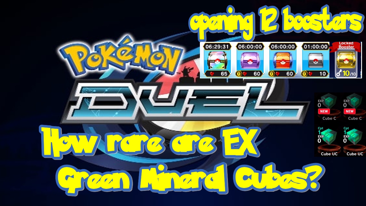 How rare are EX Green Cubes (Minerals)? - Pokemon Duel