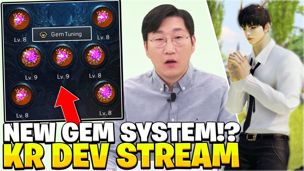 New Gem System, Deadzone NERF & Raid Revives!? Lost Ark KR Dev Stream