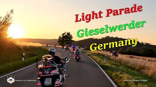 Light parade Goldwing Treffen Gieselwerder 2023 Germany 🇩🇪 GWCD e.V.