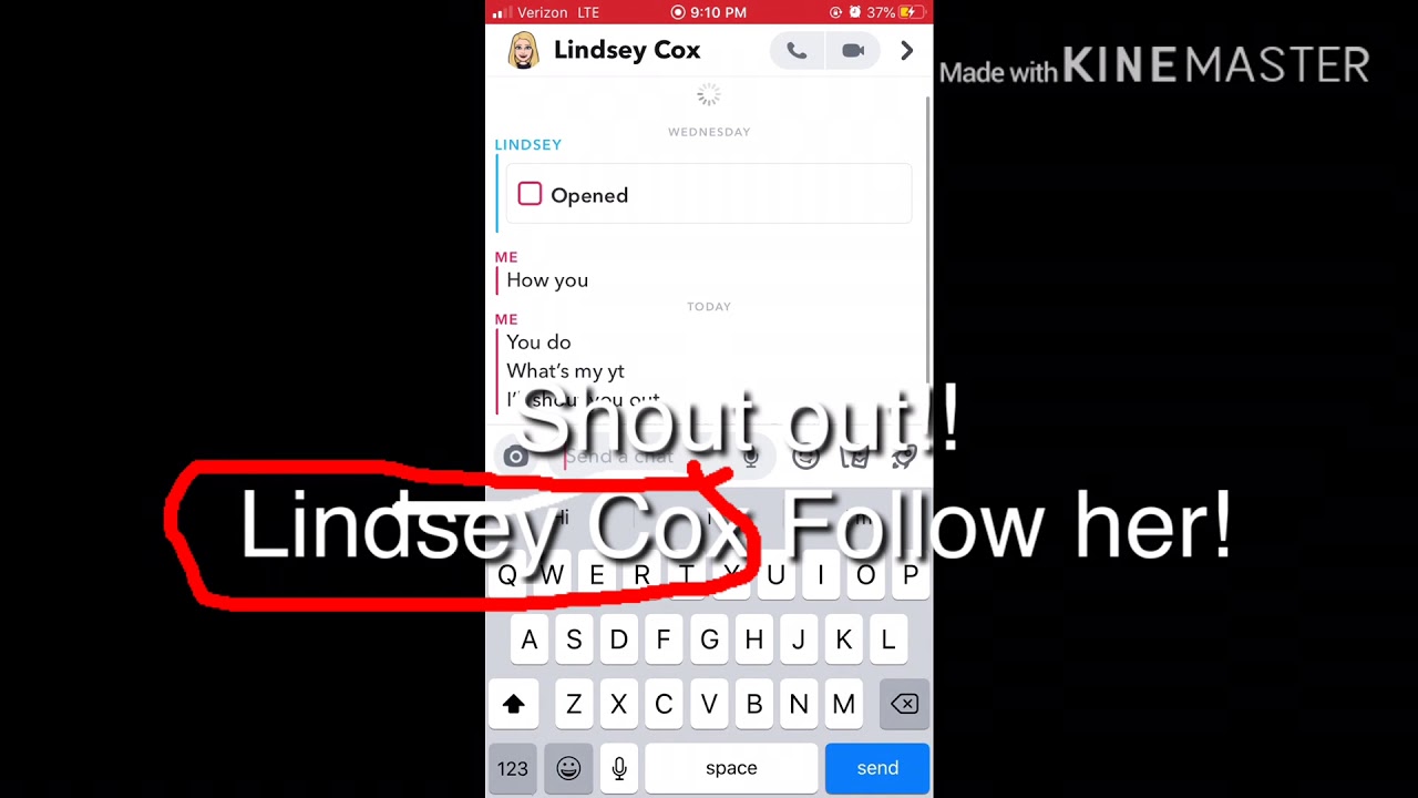 Shout Out (Send me friend request to be shouted out on SnapChat!)