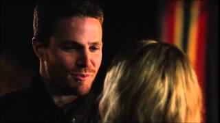 Arrow 3x20 "The Fallen" Olicity KISS + Oliver saying goodbye to Thea and team Arrow