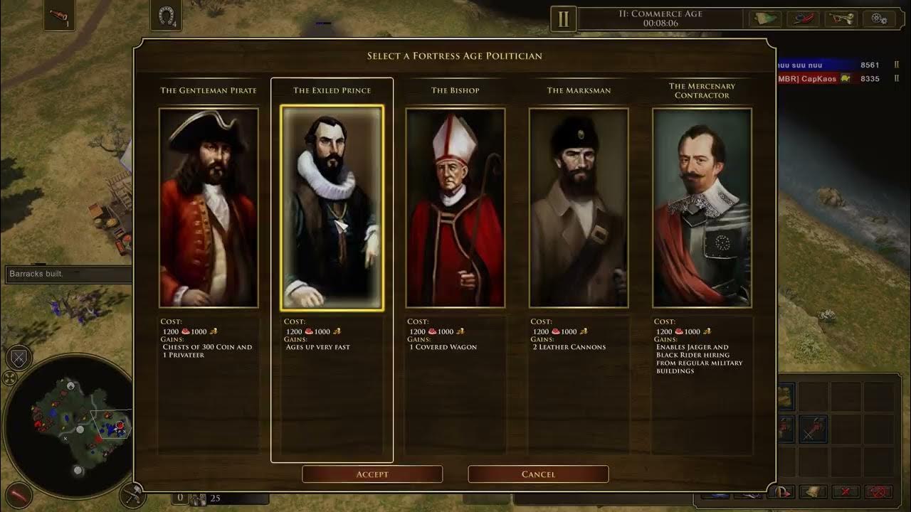 Hussars! Hussars! Hussars! AoE3 Ranked 1v1 Swedes vs Dutch YouTube