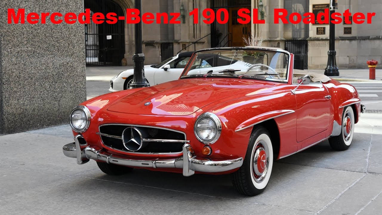 ! Mercedes-Benz 190 SL Roadster | POV Walkaround, Exterior, Interior (Red color)