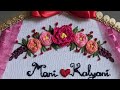Floral Pattern for calender Hoop Art|Embroidery for beginners| Hand embroidery|@custom_Patches__