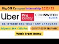 internship for 2022 batch | off campus internship 2022 | off campus internship for 2023 batch