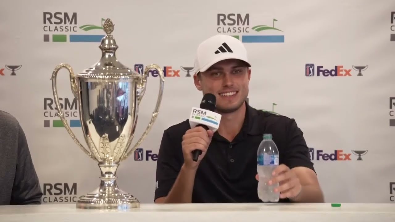 Ludvig Aberg Sunday Winner Press Conference 2023 The RSM Classic
