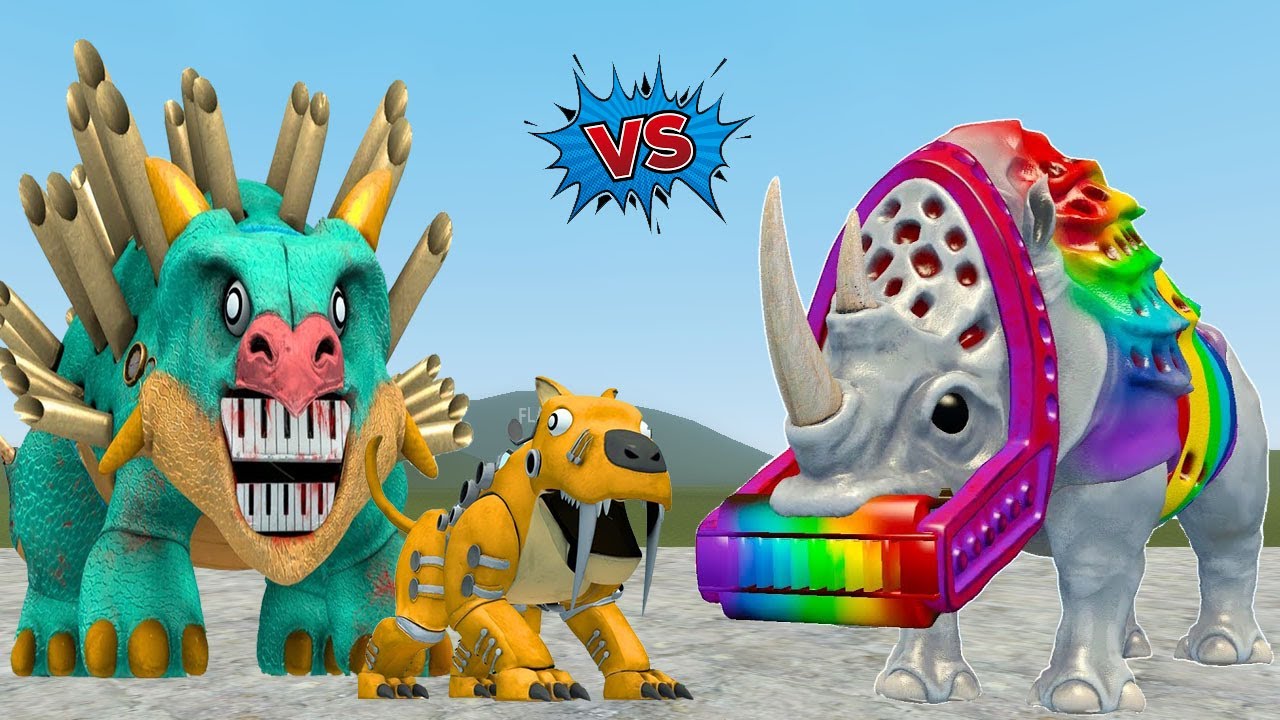 I FOUND NEW RHINONICA FROM DINO TOY PIANOSAURUS FAMILY POPPY PLAYTIME 4 in Garry's Mod!