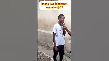 LIJUE JINA LA DAGAA KWA KINGEREZA Comedy Viral Funny Fyp Foryou Memes Duet Love English 