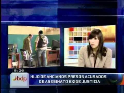 Hijo de Ancianos acusados de asesinato exige justi...