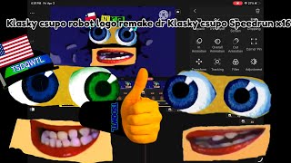 Klasky Csupo Robot Logo Remake Dr Klasky Csupo Speedrun X16 Be Like
