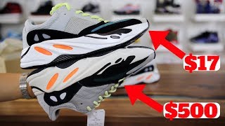 I BOUGHT $17 FAKE YEEZY BOOST 700 WAVERUNNER THIS IS WHAT I GOT...