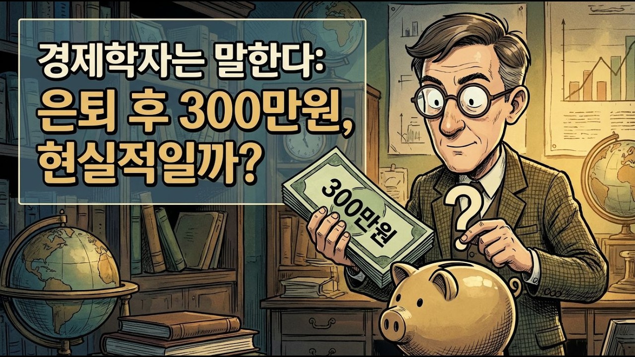 은퇴자금의 비밀. 300만원의 진실은?