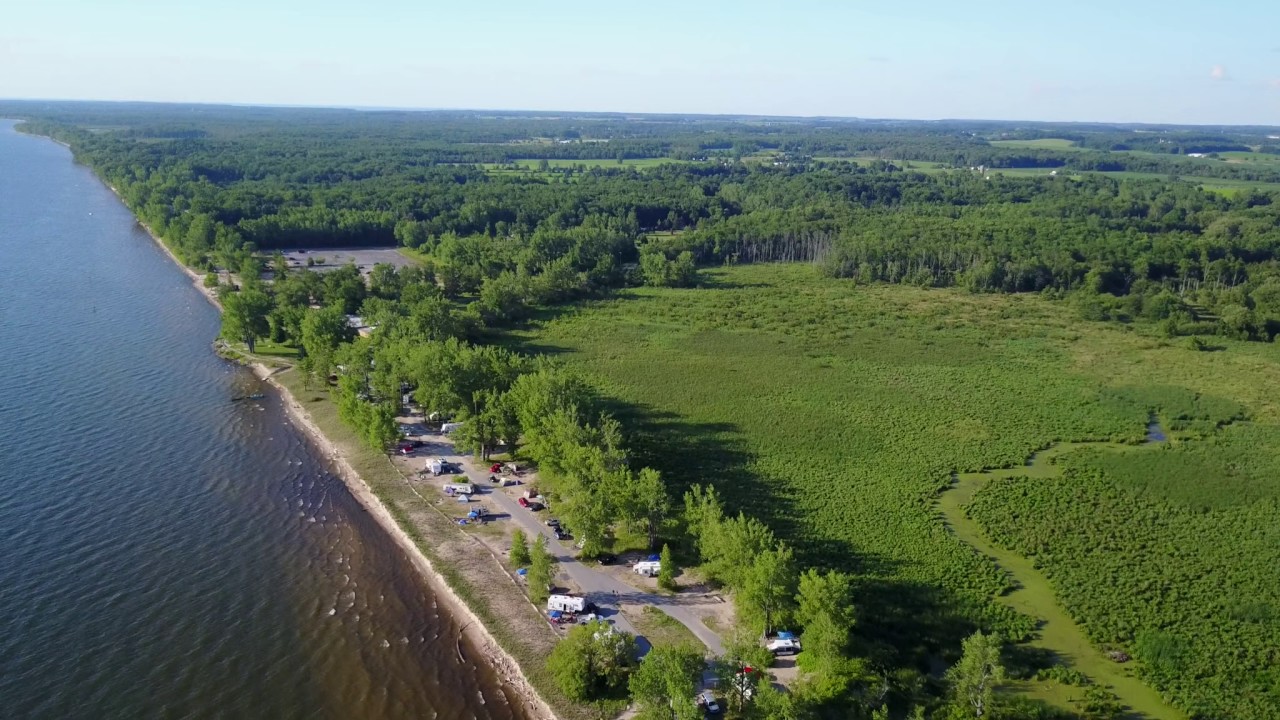 LAKE ONTARIO RECORD HIGH WATER SOUTHWICK BEACH STATE PARK & LAKEVIEW