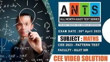ANTS for CEE FT #01 - Mathematics Video Solution | CEE Pattern Test | Potential & Concept Educations
