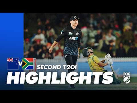 New Zealand v South Africa 2nd T20I I Full Match Highlights I Fox Cricket
