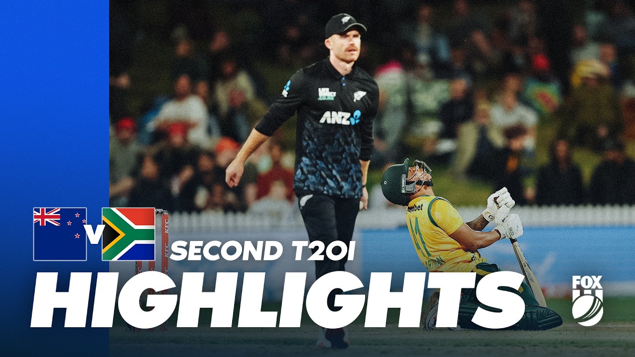 New Zealand v South Africa 2nd T20I I Full Match Highlights I Fox ...