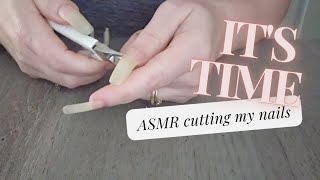 ASMR/ It's time to cut my nails for a fresh start.