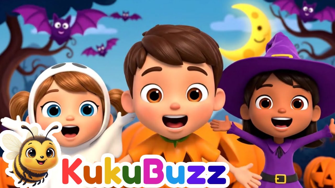 Halloween Song for Kids 🎃 Trick or Treat | KukuBuzz - Nursery Rhymes ...