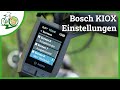 Bosch KIOX 🚴 Datenscreens & Einstellungen 🏁