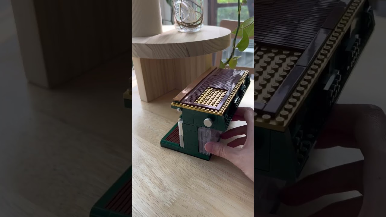 Wow! 😍 Check out this incredibly cute LEGO Coffee Machine set in action!