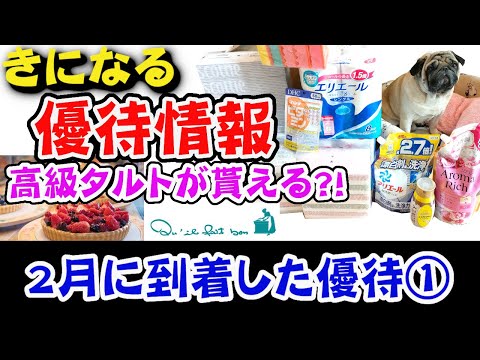 【新設優待情報】高級タルトが貰える優待？！　2月に到着した株主優待①