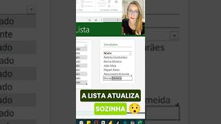 Lista Suspensa Automática no Excel | Atualize Sozinha com Tabela #validaçãodedados #excel