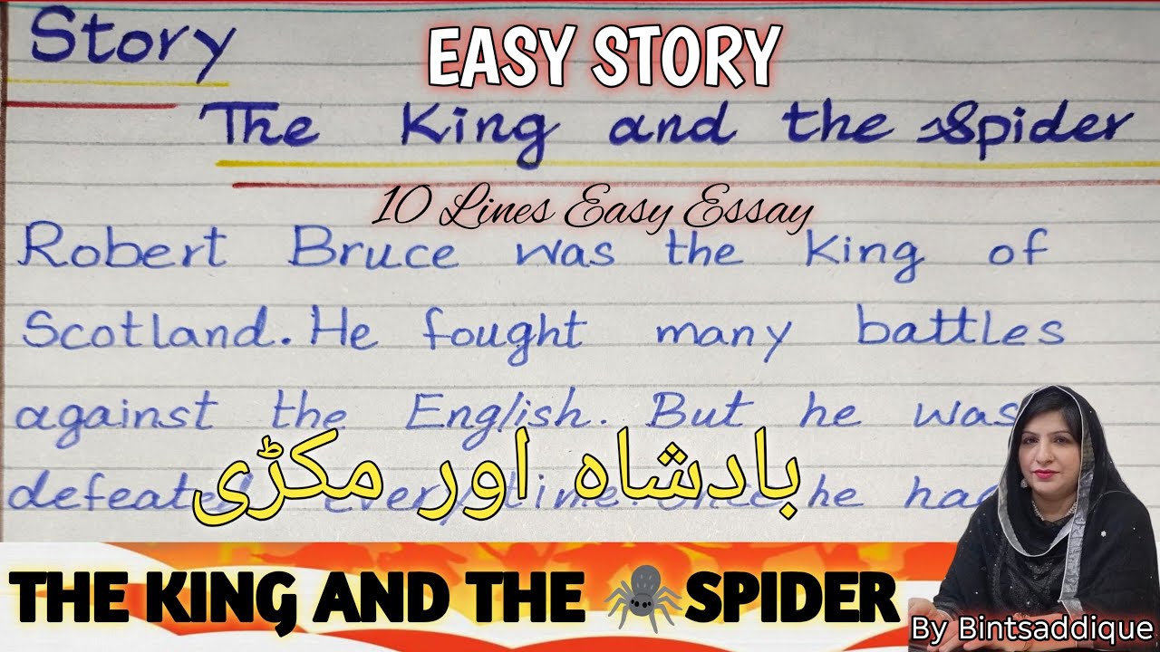 The King And The Spider | Easy English Story The King And The Spider |