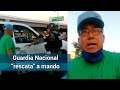 Guardia nacional rescata a mando se neg a mostrar su licencia a personal de trnsito