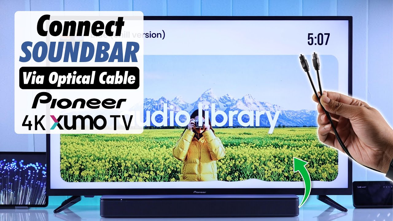 Pioneer 4K Xumo TV: как подключить любую звуковую панель с помощью оптического аудиовыхода!