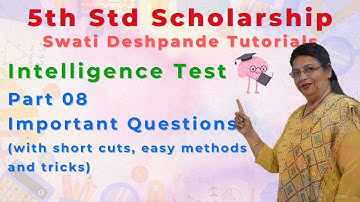 Scholarship 5th Std Intelligence Test - Important Questions Part 08