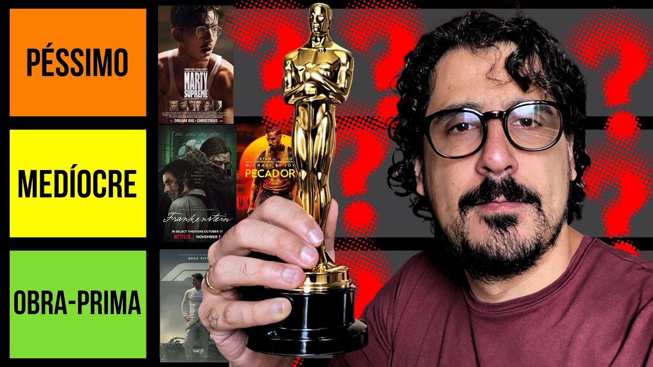 RANKEANDO os MELHORES filmes do OSCAR 2026 (categoria de 'Melhor Filme)