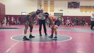 Uziel Moro (Dunedin High School) vs Kaleb Mathis (Lakewood High) (2023 PCAC Tournament) (2/11/2023)