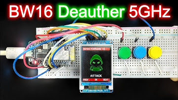 RTL8720DN + 1.8" TFT Display + 3 Buttons - R4TKN BW16 Dual-Band D.e@uther Firmware