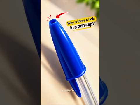 Pen Cap में छेद क्यों होता है? 😱 #shorts #shortsfeed