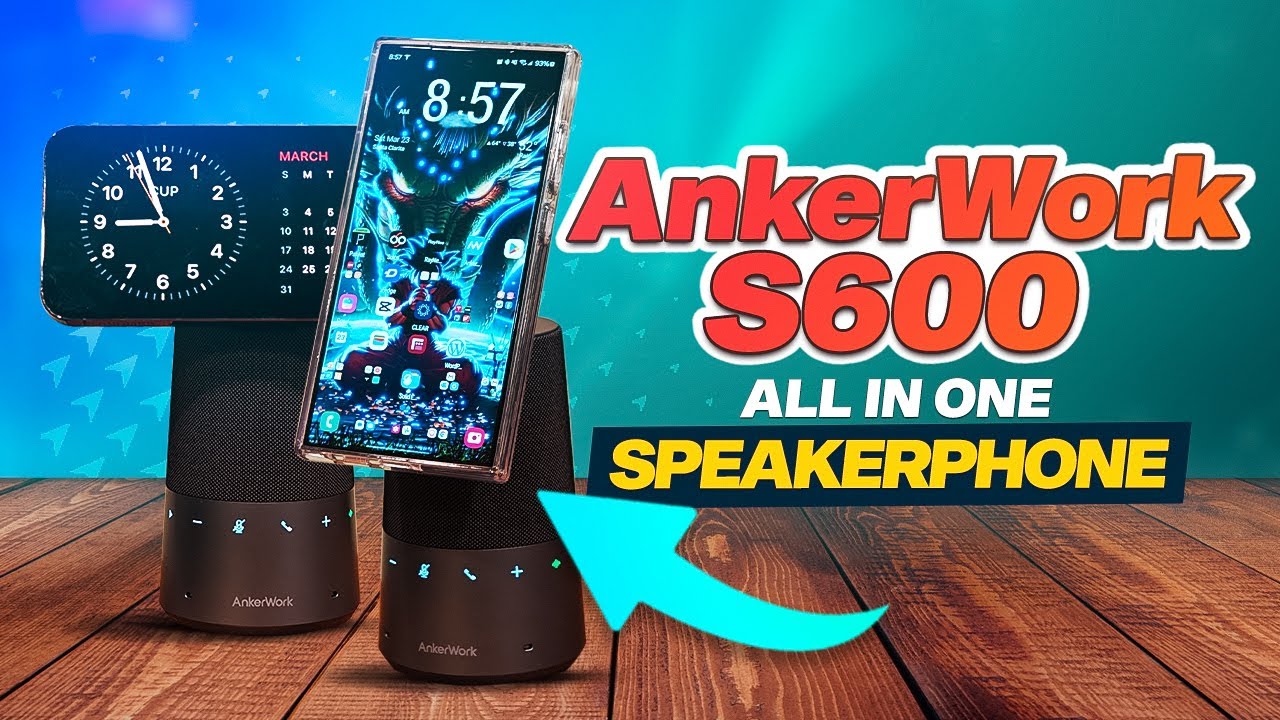 【美品】AnkerWork S600 Speakerphone BEST Speaker for Working From Home! AnkerWork S600 Review! - YouTube